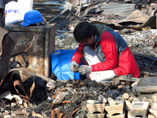 Ruinas del incendio del Mercado Modelo