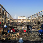 Ruinas del incendio del Mercado Modelo