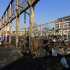 Ruinas del incendio del Mercado Modelo Ruinas del incendio del Mercado Modelo
