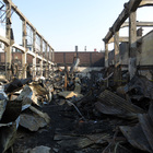 Ruinas del incendio del Mercado Modelo Ruinas del incendio del Mercado Modelo