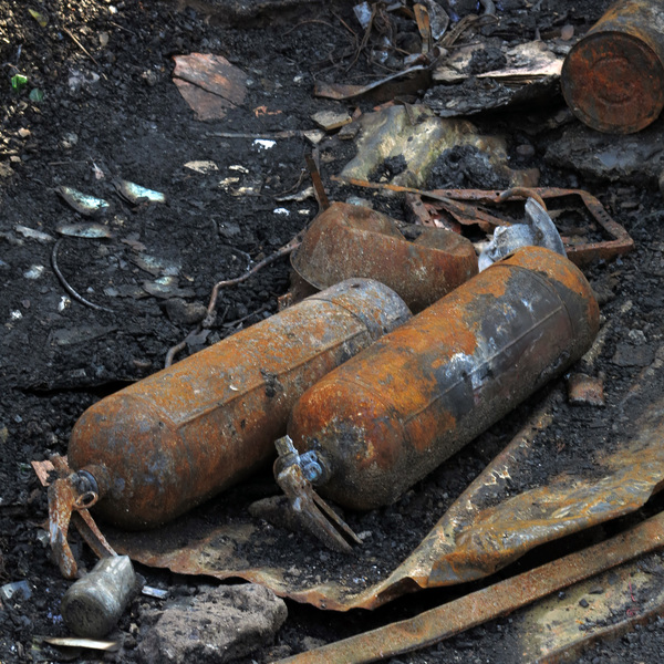 Ruinas del incendio del Mercado Modelo