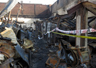 Ruinas del incendio del Mercado Modelo Ruinas del incendio del Mercado Modelo