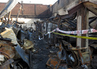 Ruinas del incendio del Mercado Modelo