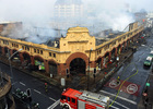 Mañana siguiente del incendio del Mercado Modelo