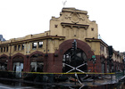 Frontis del Mercado Modelo tras el incendio