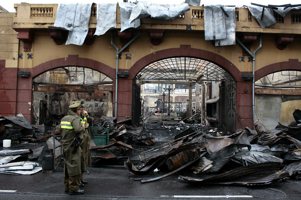 Incendio del Mercado Modelo Incendio del Mercado Modelo