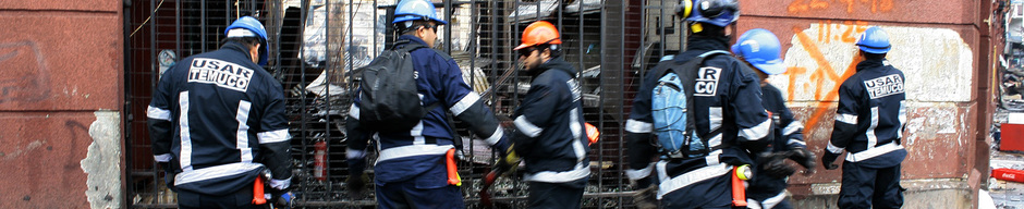 Brigada USAR de Bomberos en el incendio del Mercado Modelo Brigada USAR de Bomberos en el incendio del Mercado Modelo
