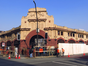 Ruinas al interior del Mercado Modelo