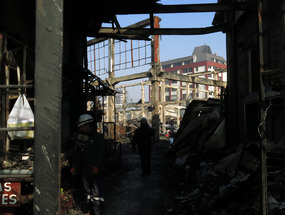 Ruinas al interior del Mercado Modelo