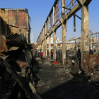 Ruinas al interior del Mercado Modelo Ruinas al interior del Mercado Modelo