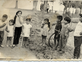 Niños jugando en Catemu