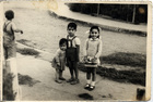 Niños en la plaza de Catemu