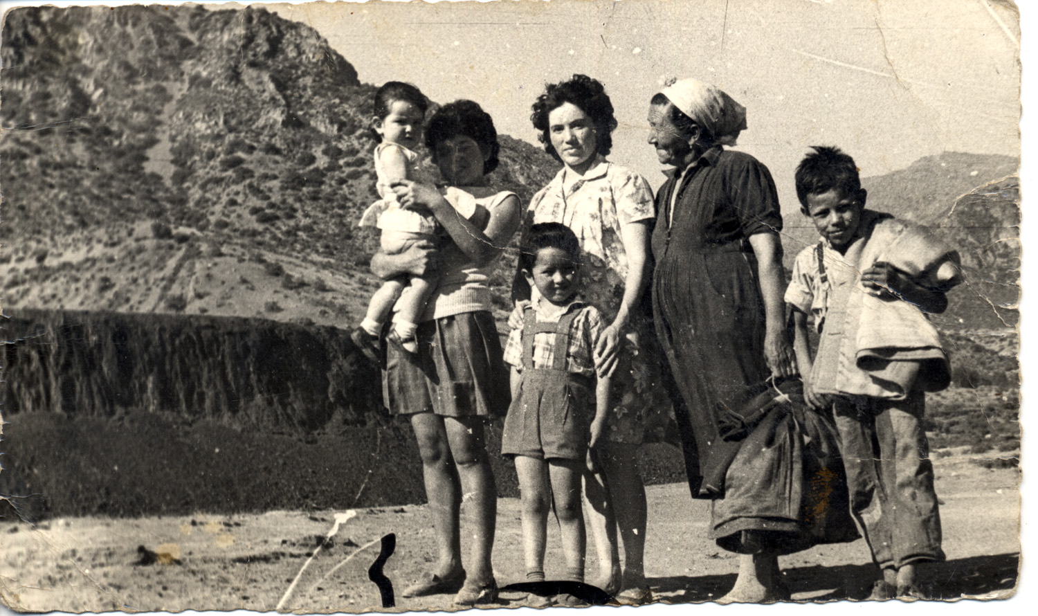 Familia Rodríguez Bernal en La Poza