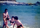 Baño en el mar de Las Torpederas Baño en el mar de Las Torpederas