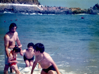 Baño en el mar de Las Torpederas Baño en el mar de Las Torpederas