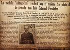 Entrega de medalla Abnegación a teniente Luis Ostornol Fernández Entrega de medalla Abnegación a teniente Luis Ostornol Fernández
