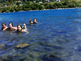 Verano en río San Pedro