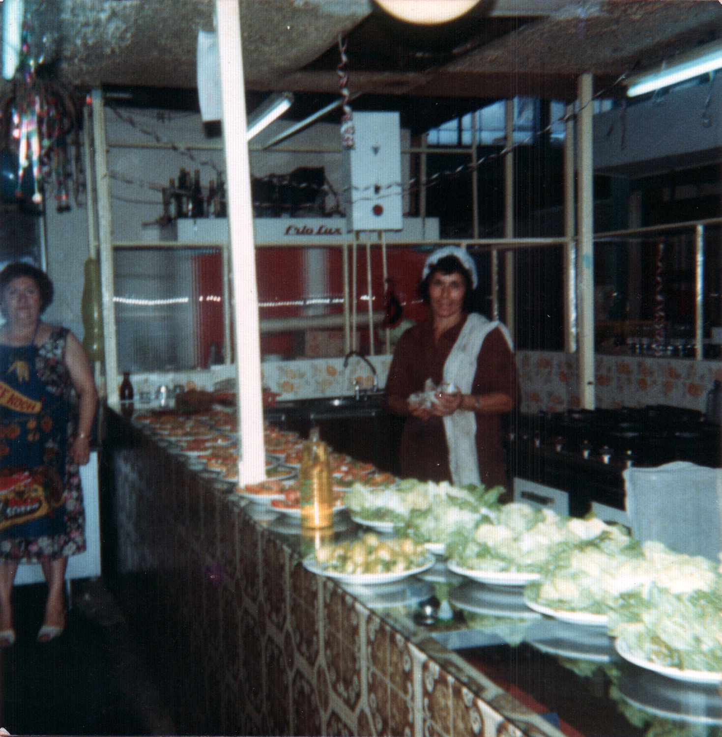 Hora de almuerzo en el mercado