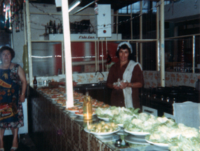 Hora de almuerzo en el mercado