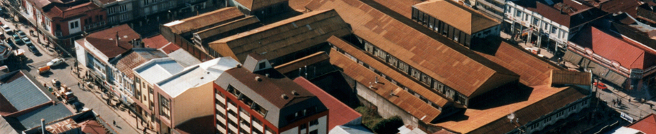 Vista aérea del mercado Vista aérea del mercado