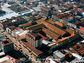 Vista aérea del mercado