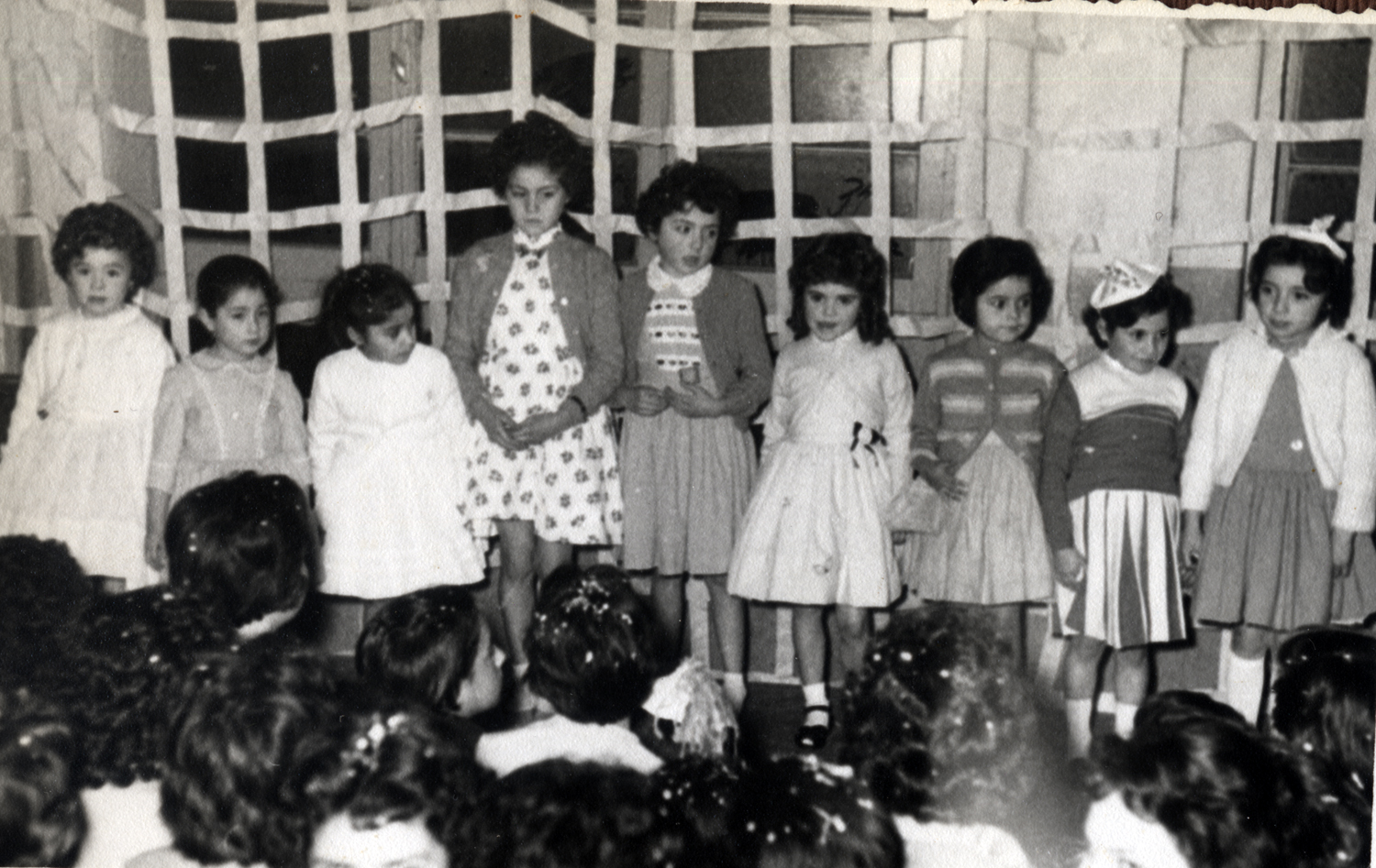 Once infantil escuela niñas