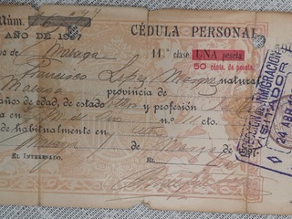 Cédula de Identidad