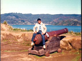 En el cañón del fuerte Niebla