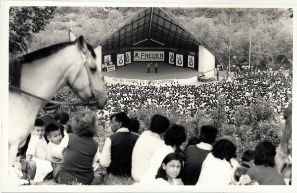 Vista del anfiteatro del Festival de Folclore Campesino