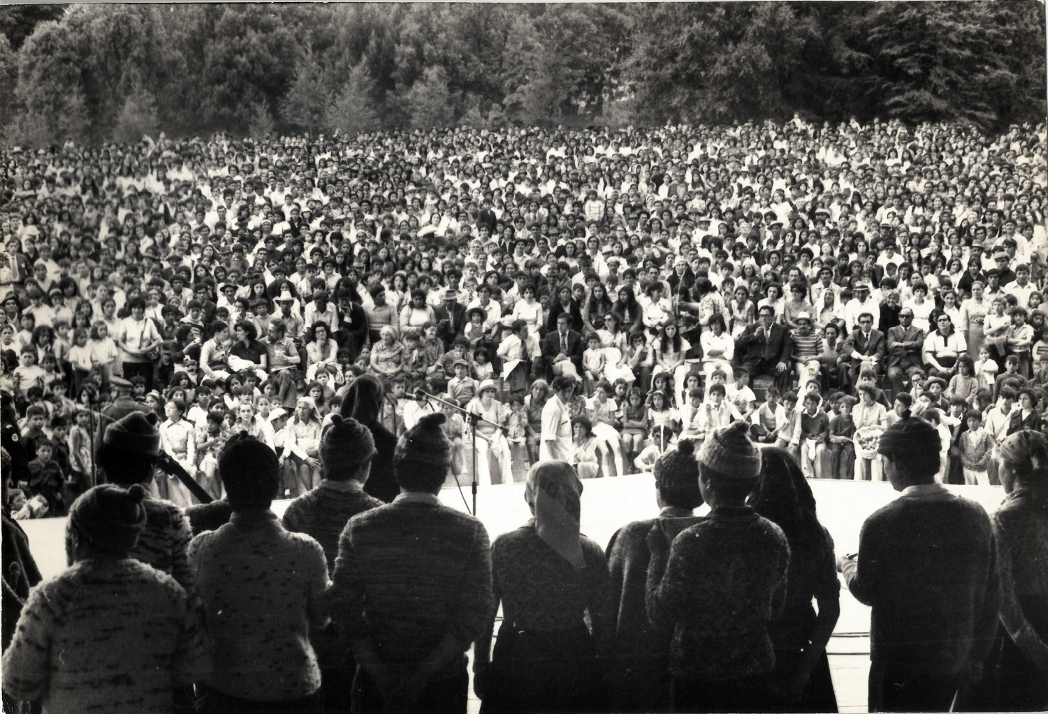 Vista del público del Festival de Folclore Campesino Osorno Vista del público del Festival de Folclore Campesino Osorno