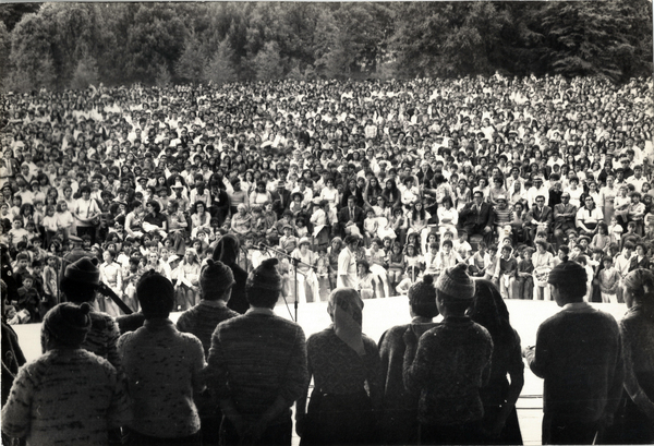Vista del público del Festival de Folclore Campesino Osorno Vista del público del Festival de Folclore Campesino Osorno