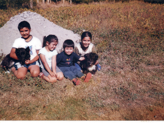 Niños en el campo Niños en el campo