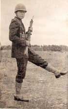 Julio Aguila Vidal en el ejercito Julio Aguila Vidal en el ejercito