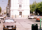 Fachada posterior de la Biblioteca Pública Santiago Severin
