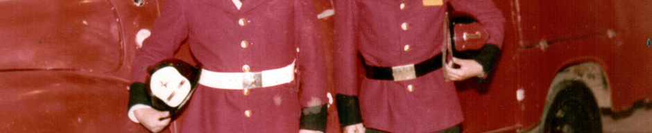 Padre e hijo bomberos Padre e hijo bomberos