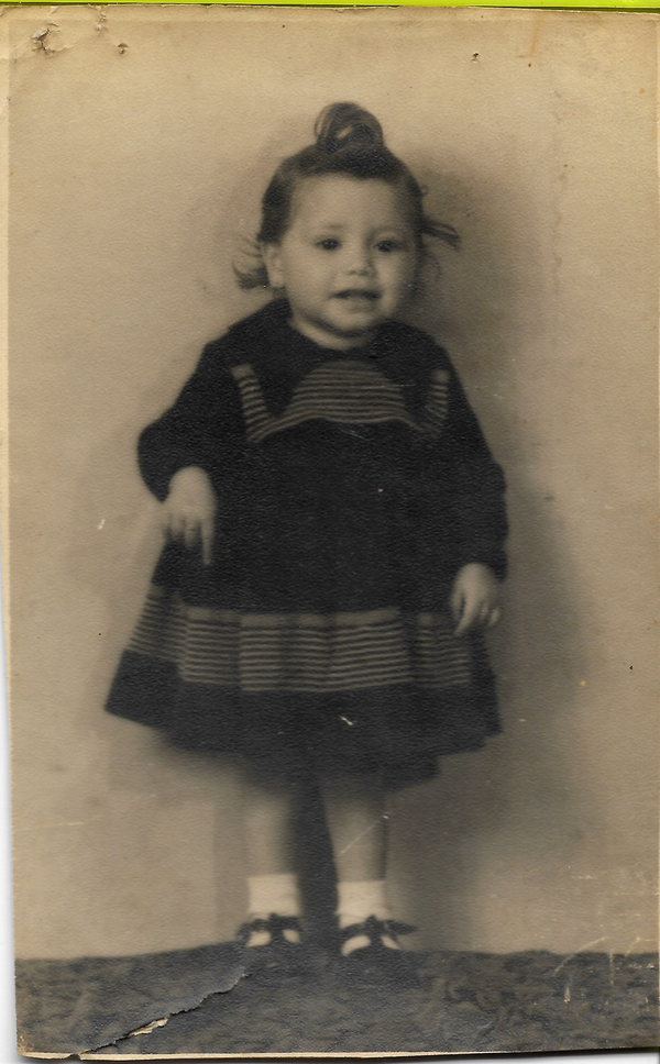 Amelia Saavedra de bebé Amelia Saavedra de bebé