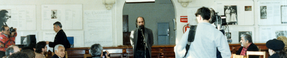 Homenaje a Gitano Rodríguez en la biblioteca Homenaje a Gitano Rodríguez en la biblioteca