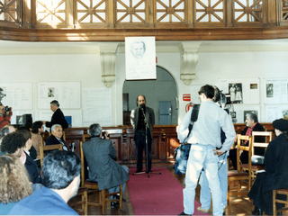 Homenaje a Gitano Rodríguez en la biblioteca Homenaje a Gitano Rodríguez en la biblioteca
