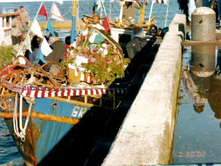 San Pedro en el muelle de pescadores San Pedro en el muelle de pescadores
