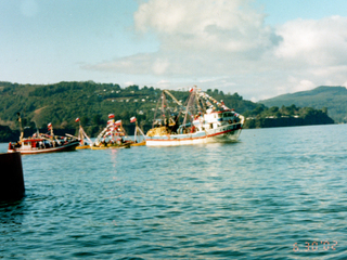 Procesión por la Bahía de Corral Procesión por la Bahía de Corral