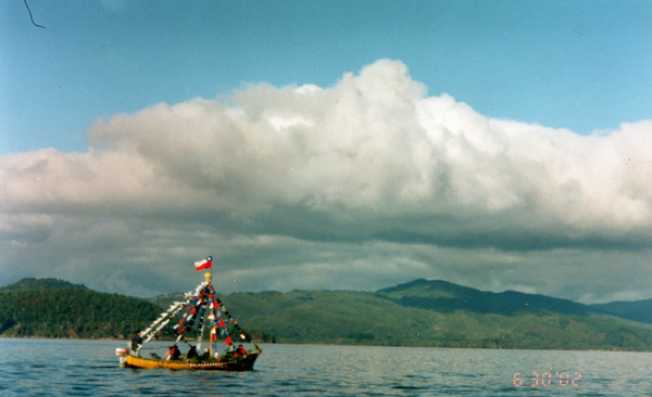 Navegando en la bahía de Corral Navegando en la bahía de Corral