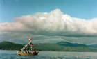 Navegando en la bahía de Corral Navegando en la bahía de Corral