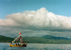 Navegando en la bahía de Corral Navegando en la bahía de Corral