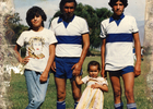 Familia Castro Saavedra en la cancha Familia Castro Saavedra en la cancha
