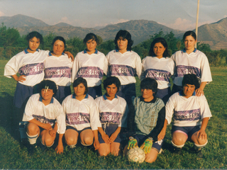 Equipo fútbol femenino Llayllay