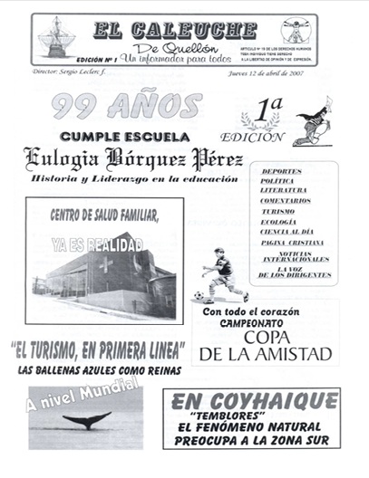 Boletín Informativo El Caleuche de Quellón Boletín Informativo El Caleuche de Quellón