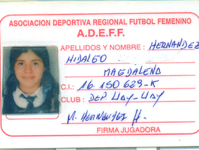 Defensa del club femenino deportivo Llayllay Defensa del club femenino deportivo Llayllay
