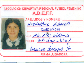 Puntera del club femenino deportivo Llayllay Puntera del club femenino deportivo Llayllay