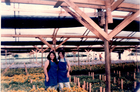 Roxana y Nayade en el vivero Roxana y Nayade en el vivero