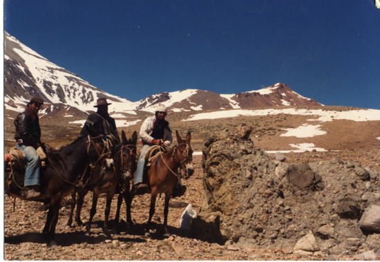 Recorrido en la cordillera